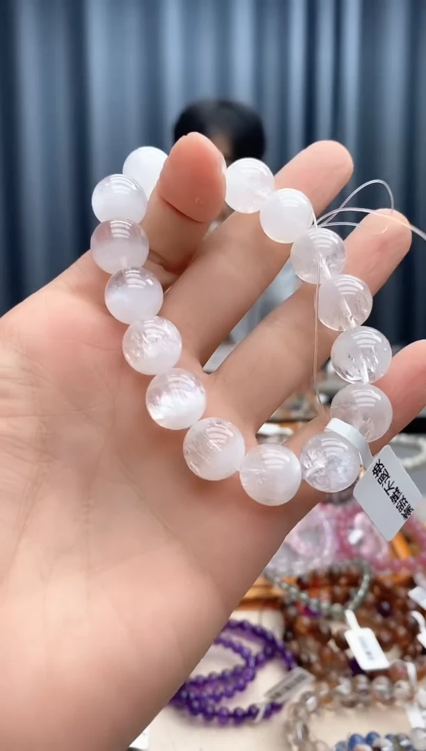 水晶手链未镶嵌白幽灵