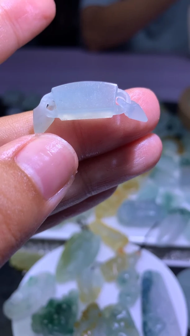 定制翡翠未镶嵌毛货