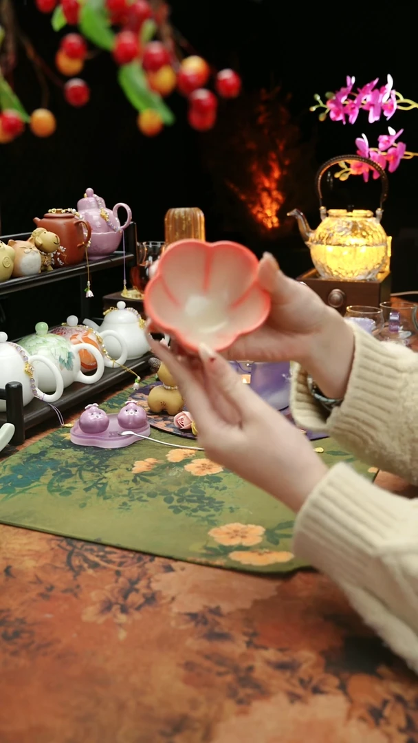 【闪购商品】五福梅花猪油栋主人杯90cc@@@@@