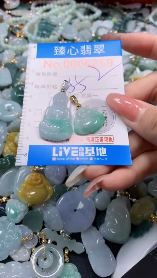 翡翠未镶嵌颈饰6259