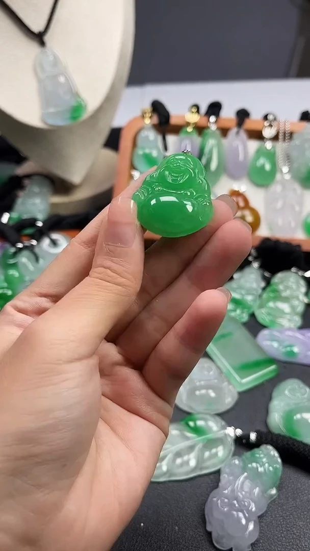 颈饰未镶嵌翡翠  所见即所得 一图一物