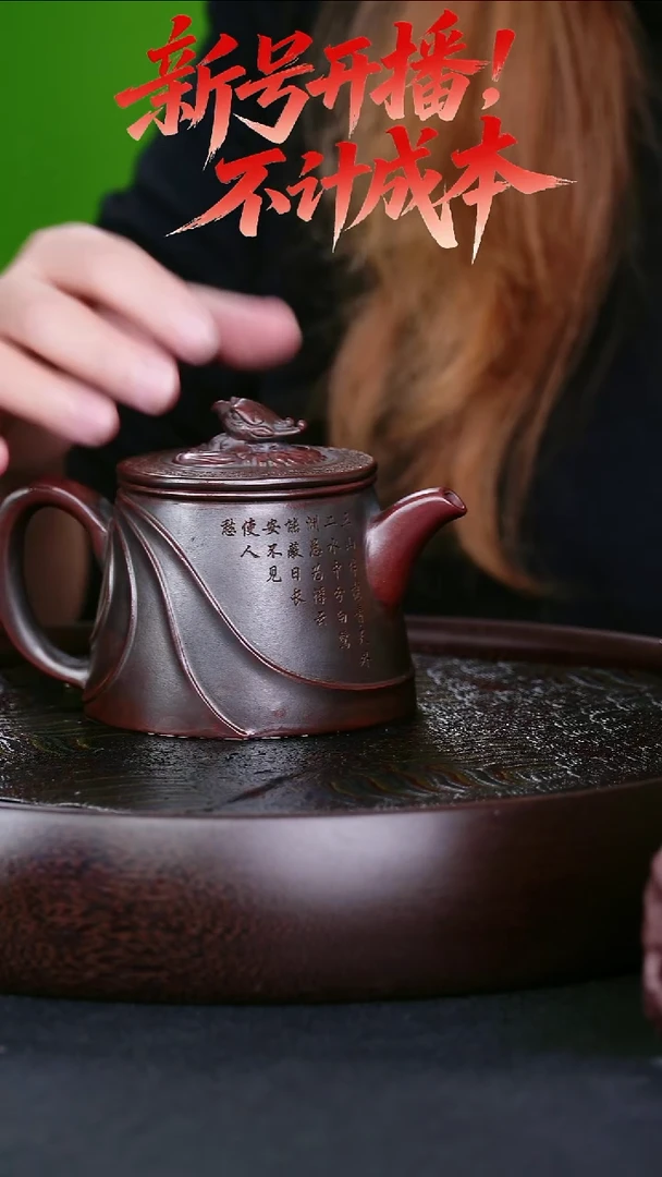 茶壶紫砂宜兴紫砂壶凤凰井栏