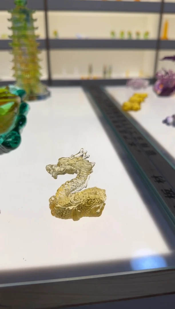 手工艺品琉璃小龙