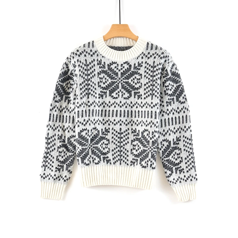 天山【100山羊绒】2025秋冬针织休闲女士新款圆领羊绒衫-YTNL0574T