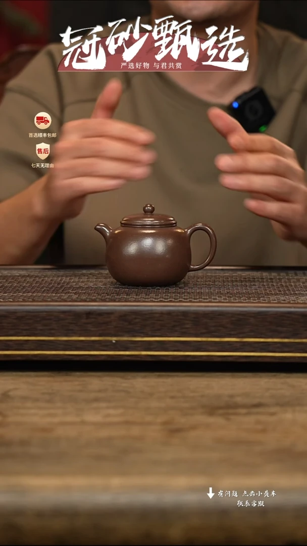 紫砂茶壶冠砂甄选81