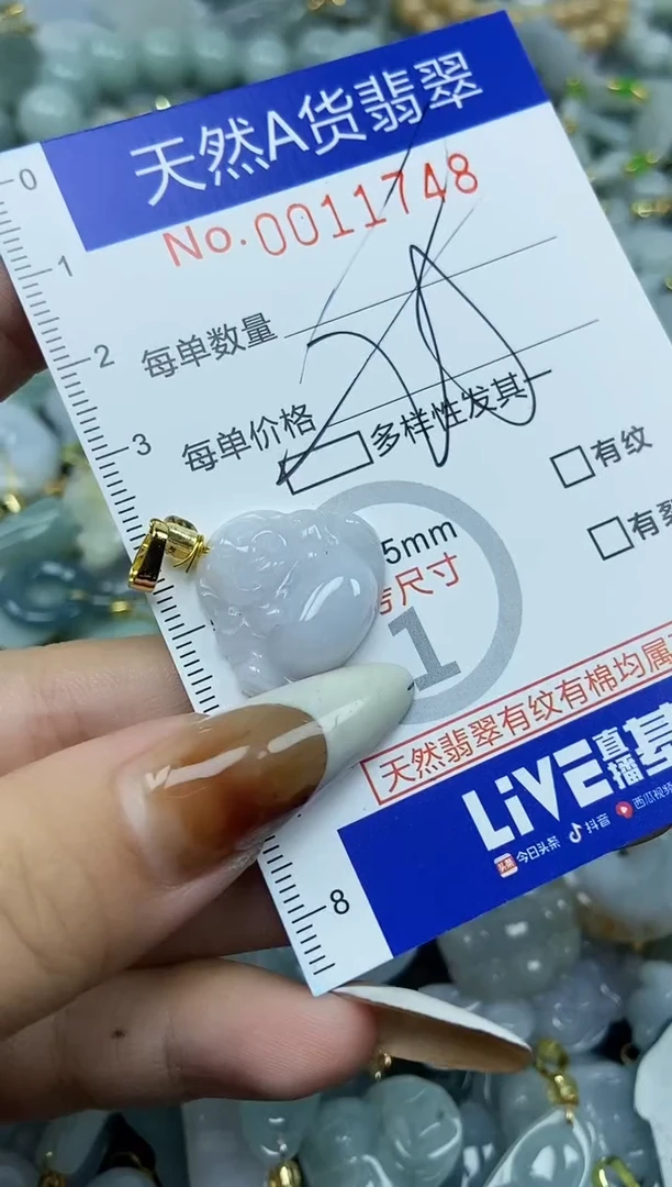 【闪购商品】翡翠颈饰未镶嵌天然A货翡翠