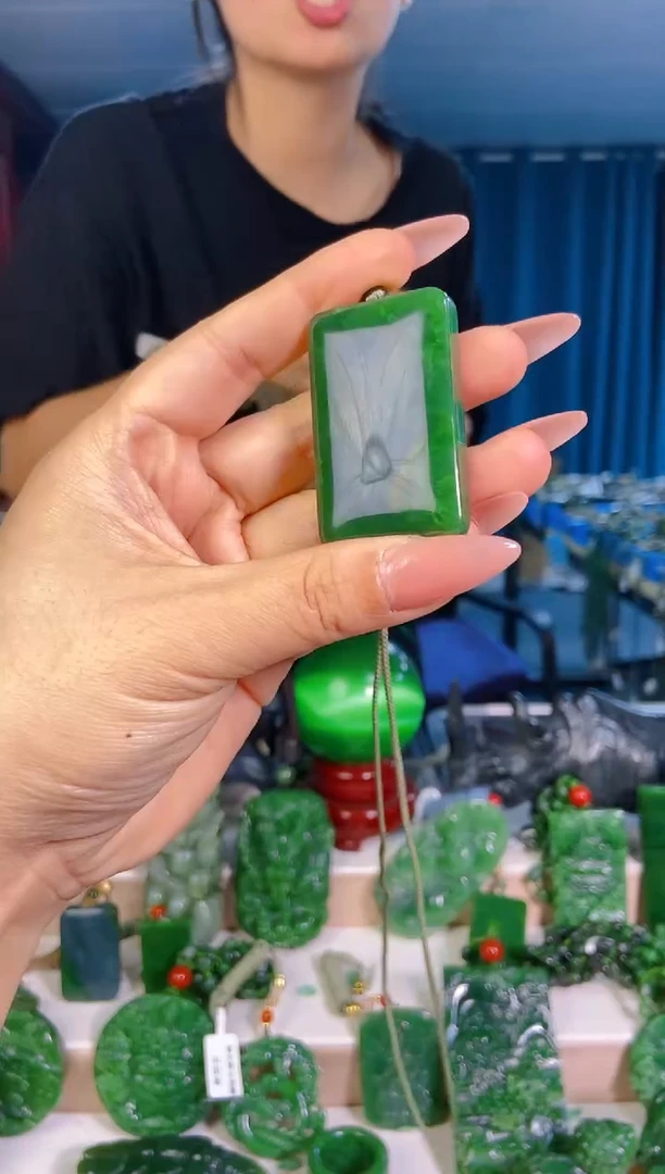 和田玉未镶嵌挂件1