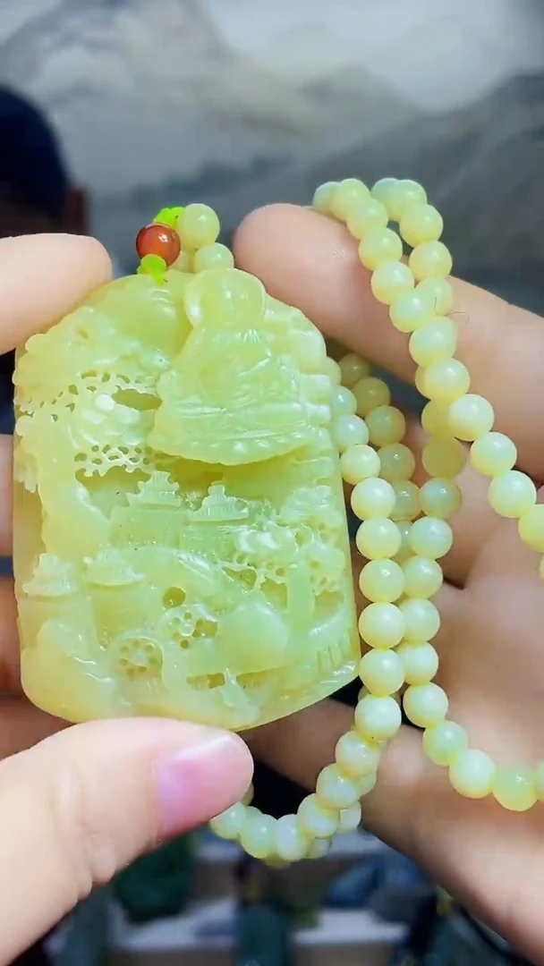 颈饰未镶嵌和田玉1