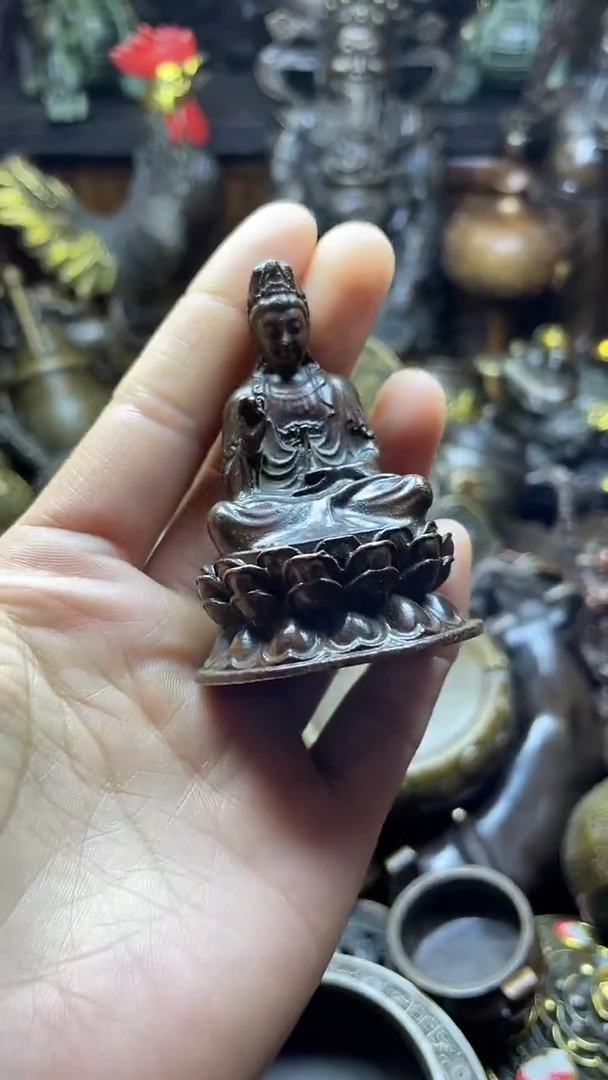 闪购链接，点击下单，有运费险，铜摆件