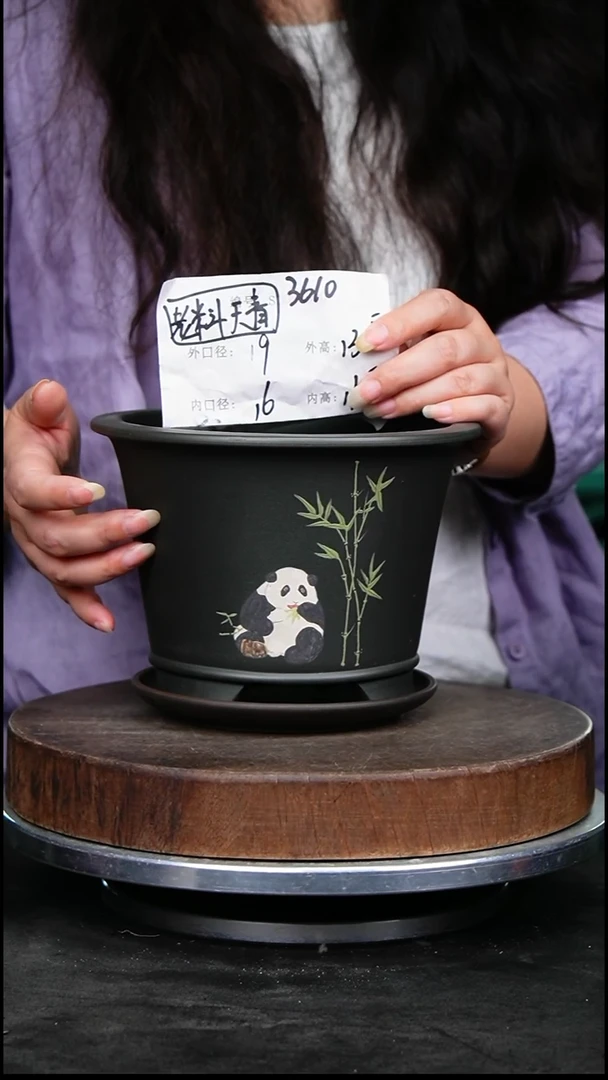 紫砂花盆3610+z紫砂花盆