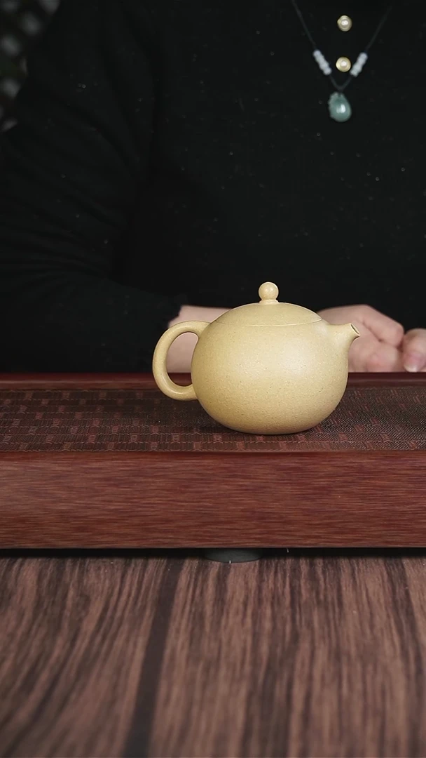 【闪购商品】紫砂茶壶xj 本绿 大西施