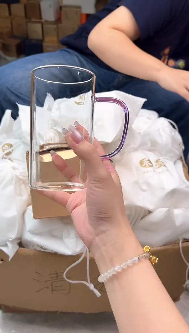 禾墨绿茶杯子浅紫色