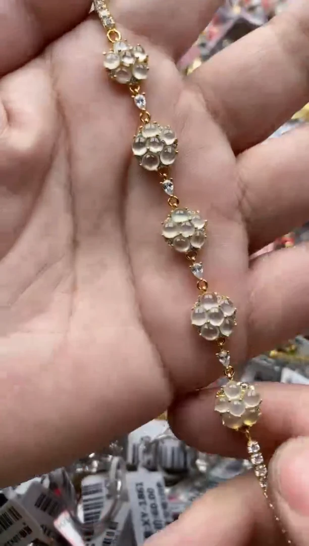 【闪购商品】翡翠戒指银S925镶嵌6666---7