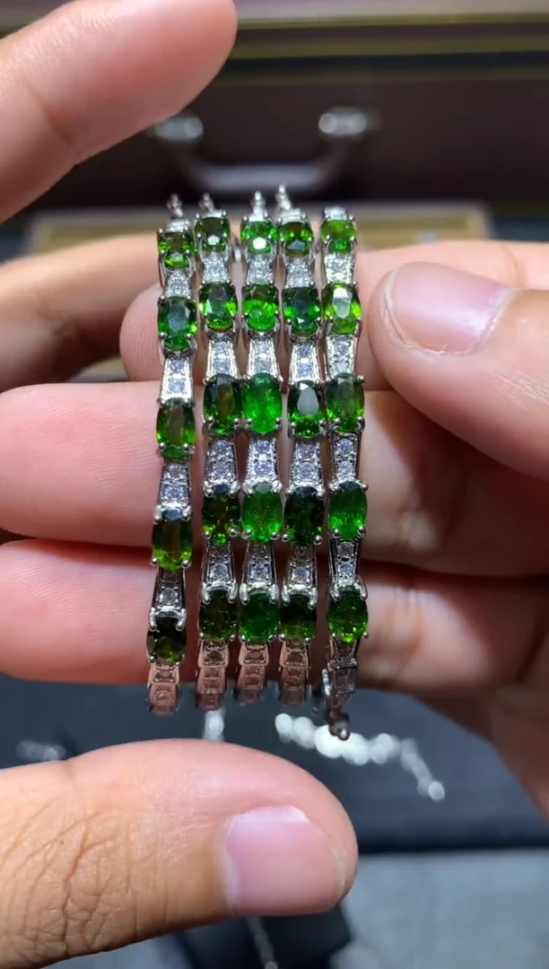 未镶嵌透辉石半镯T119【多样性发其一】