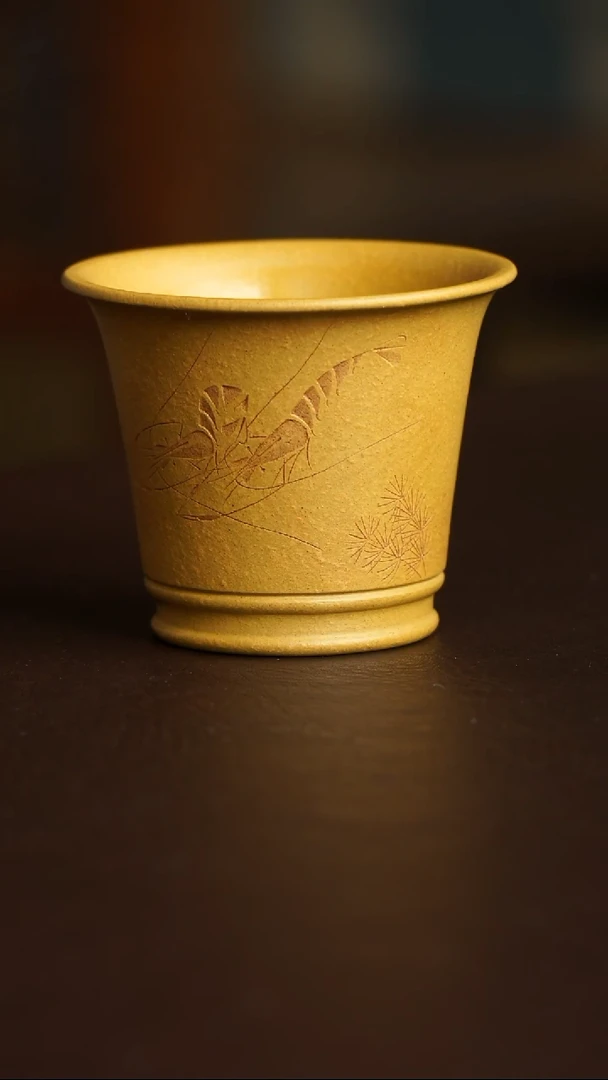 茶杯紫砂9号宜兴原矿紫砂作品
