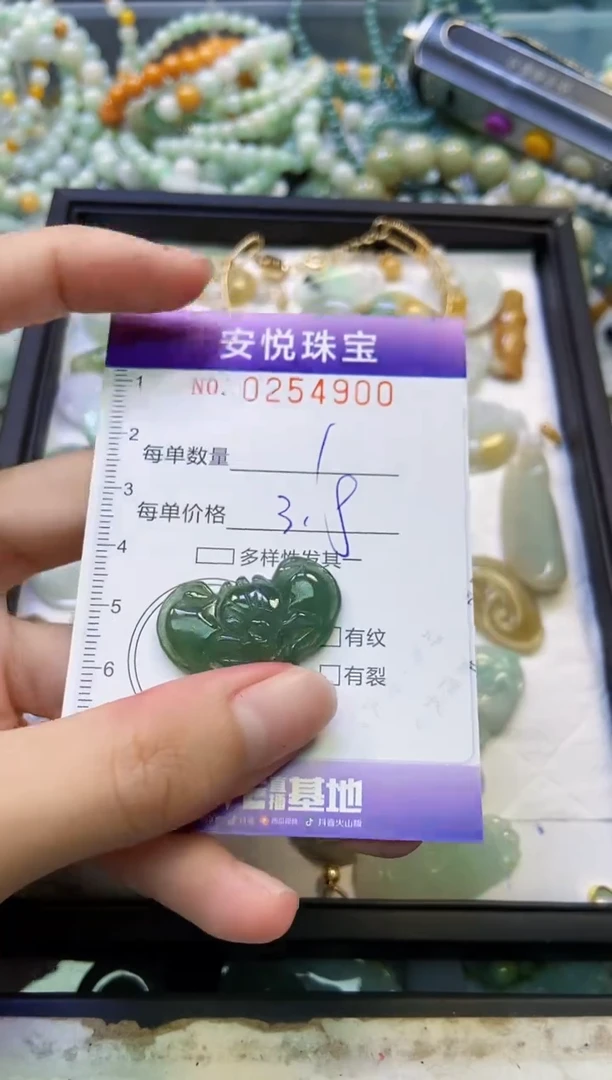 颈饰未镶嵌翡翠闪购0254900