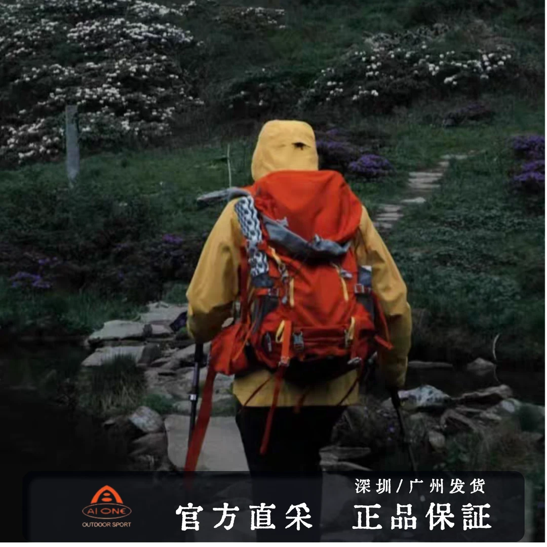 艾王户外登山包专业户外轻量化50升旅行包新款防泼水双肩包