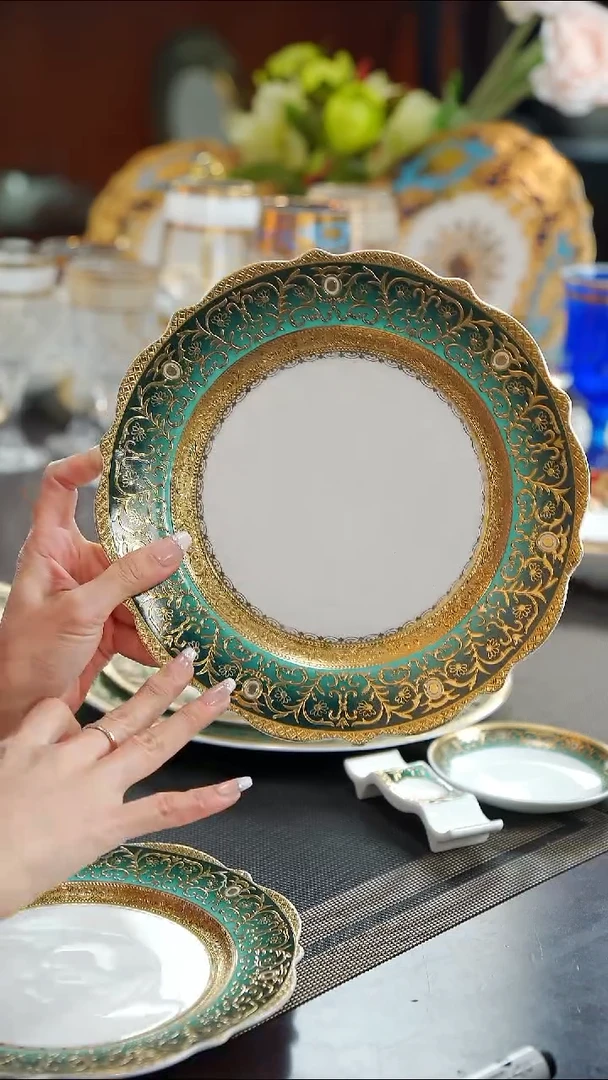 瓷片8英寸骨碟1个