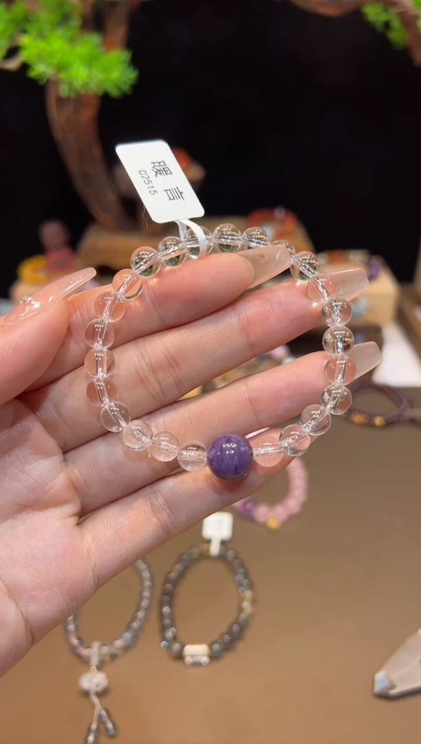 水晶手链未镶嵌手饰@@C2515