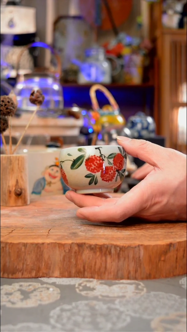 【闪购商品】杯子荔枝手工手绘手工手绘
