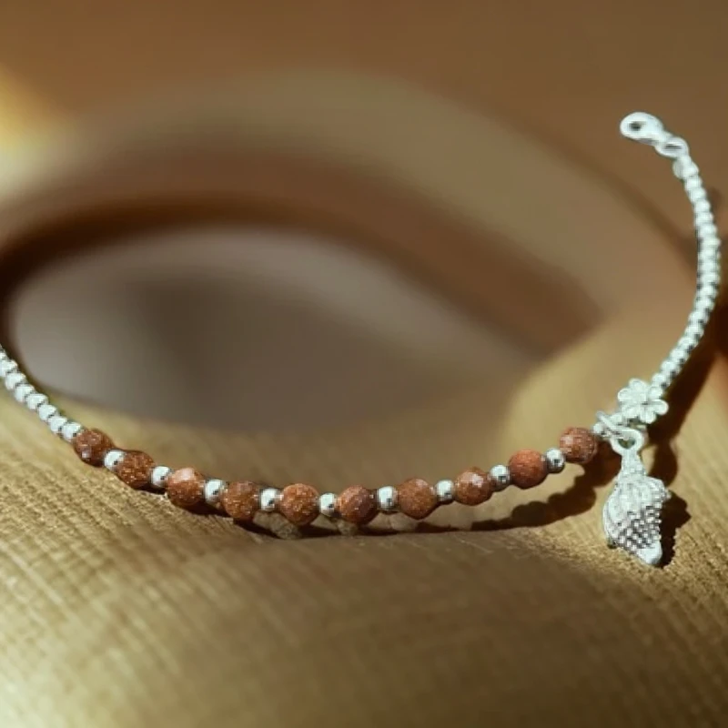 925银手链 手链 落日熔金 手工时尚百搭手作精致