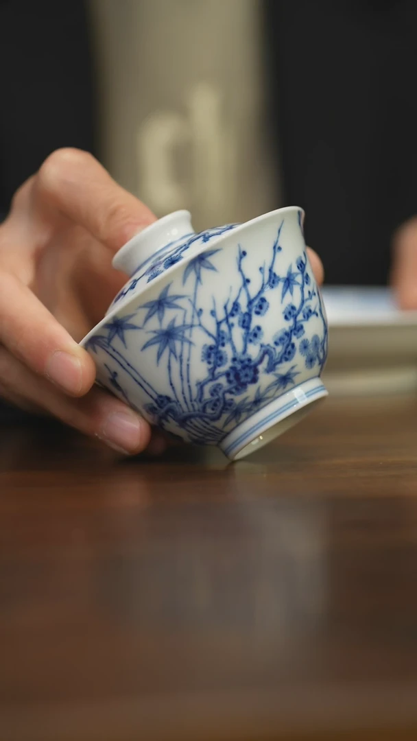 【闪购商品】杯柴窑青花破价福利