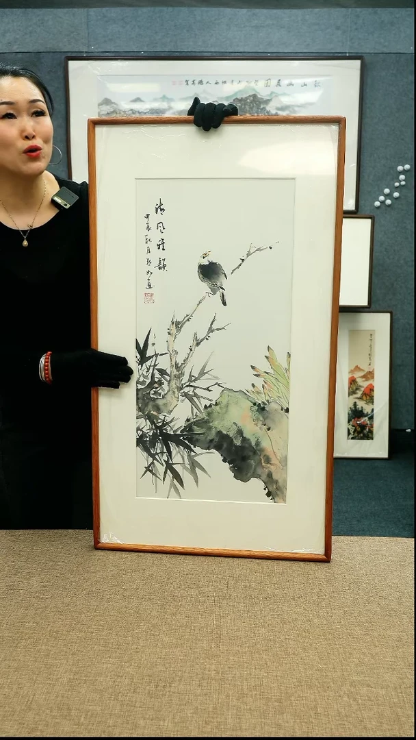 【闪购商品】国画52*92陈默如老师花鸟