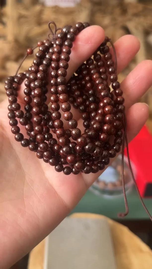 檀香紫檀（小叶紫檀）手串/手链0.5*108颗  随机发一