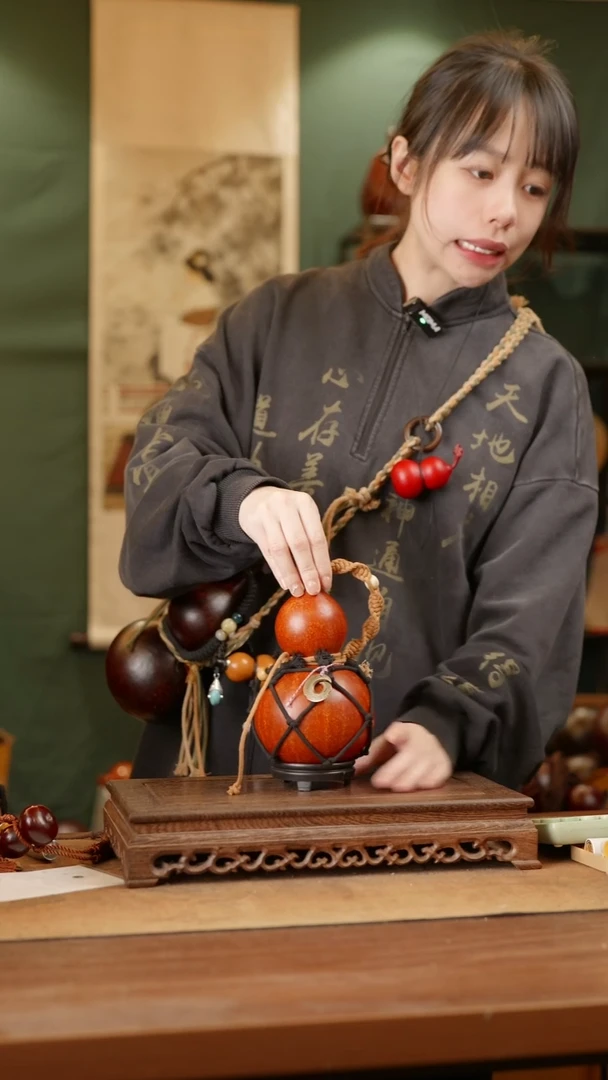 253号精品天然大漆酒葫芦一物一拍~