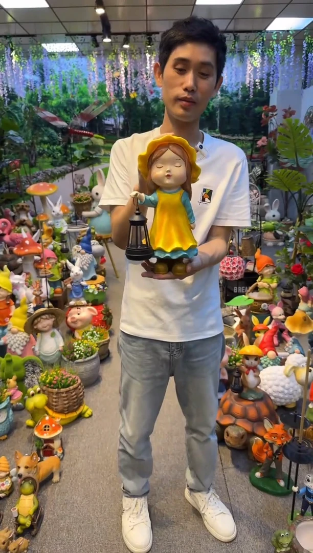 无花朵花园庭院摆件&00&