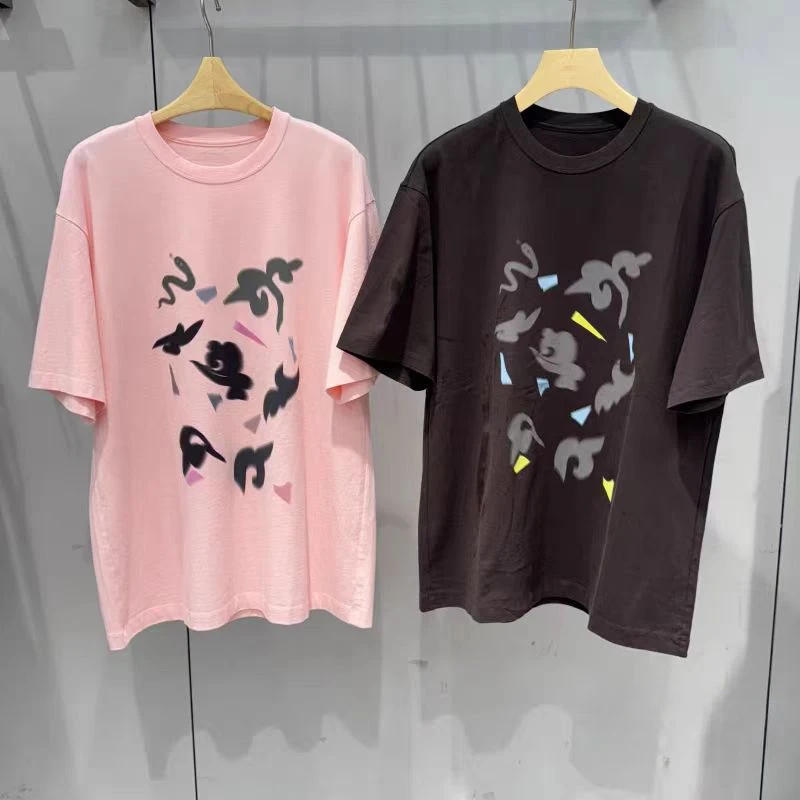【商场同款】25春新品T恤女蛇年剪影图案