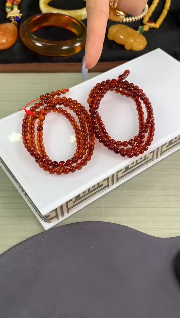 琥珀颈饰未镶嵌多样性发一件