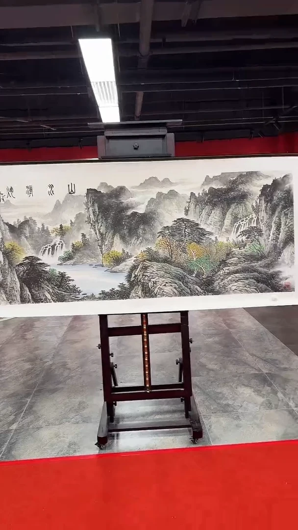 国画李春现小六尺山水