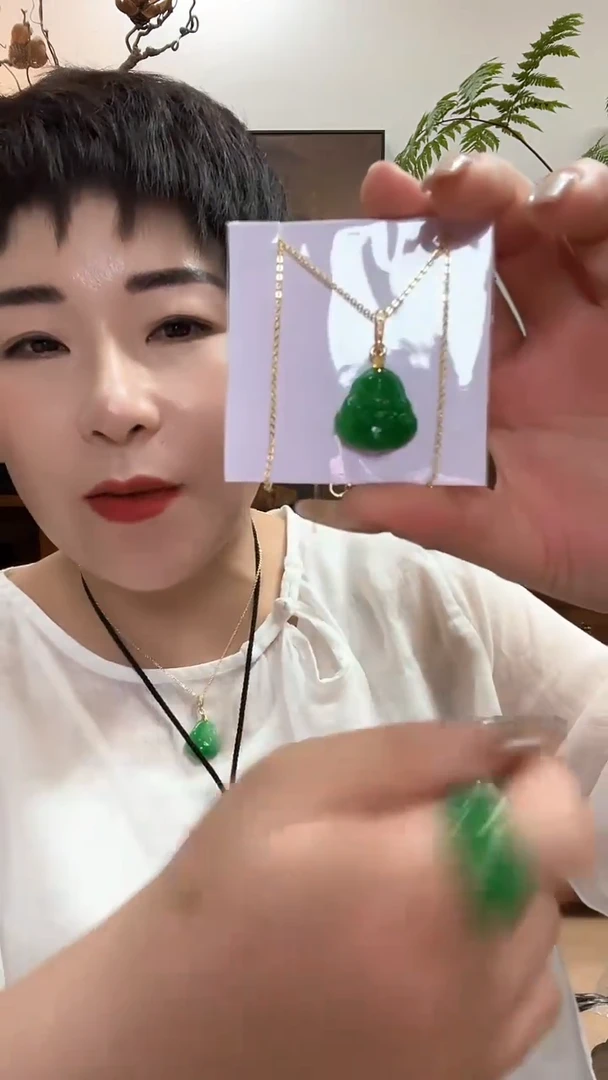 吊坠(赠链)合金翡翠258