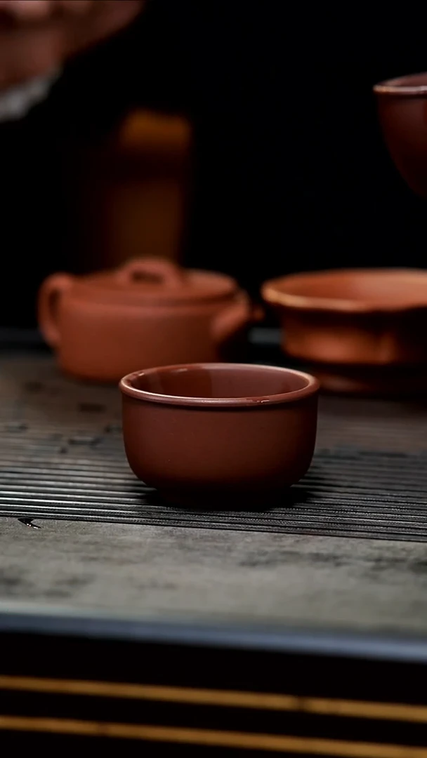 【闪购商品】紫砂茶壶14-底槽清静心杯