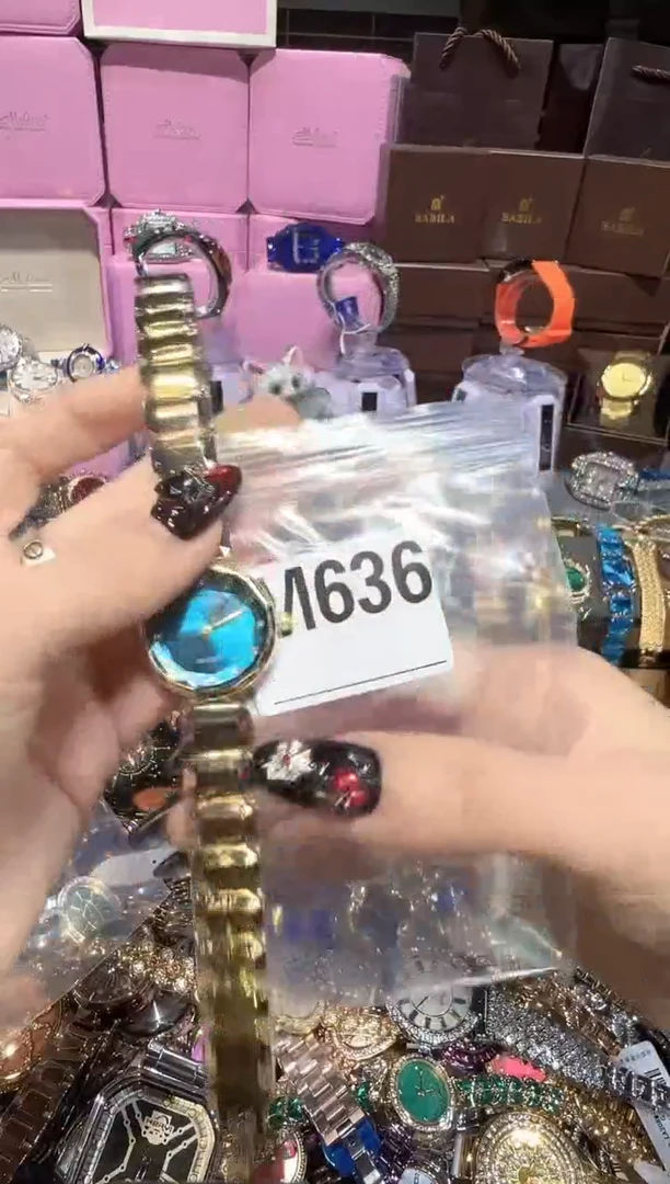 石英机芯不锈钢不锈钢直播定闪专用