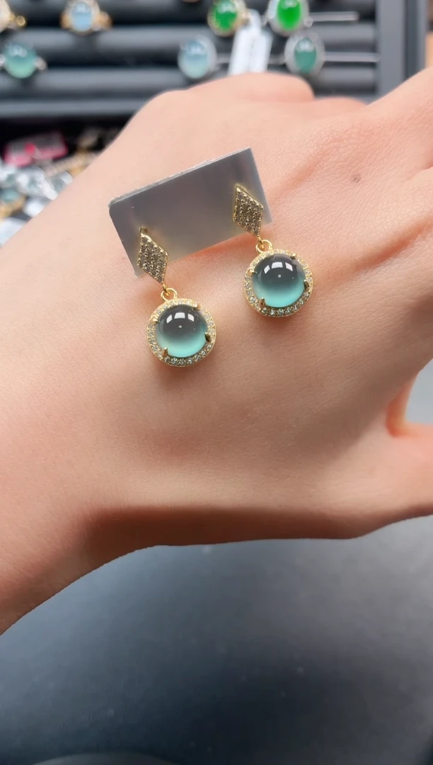 银S925镶嵌戒指翡翠111111