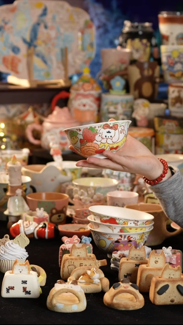 其他陶景德镇釉下彩手绘设计师款陶瓷