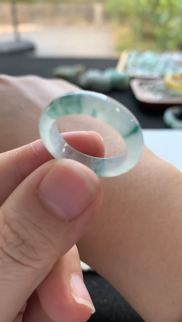 未镶嵌戒指翡翠17号戒圈F1562