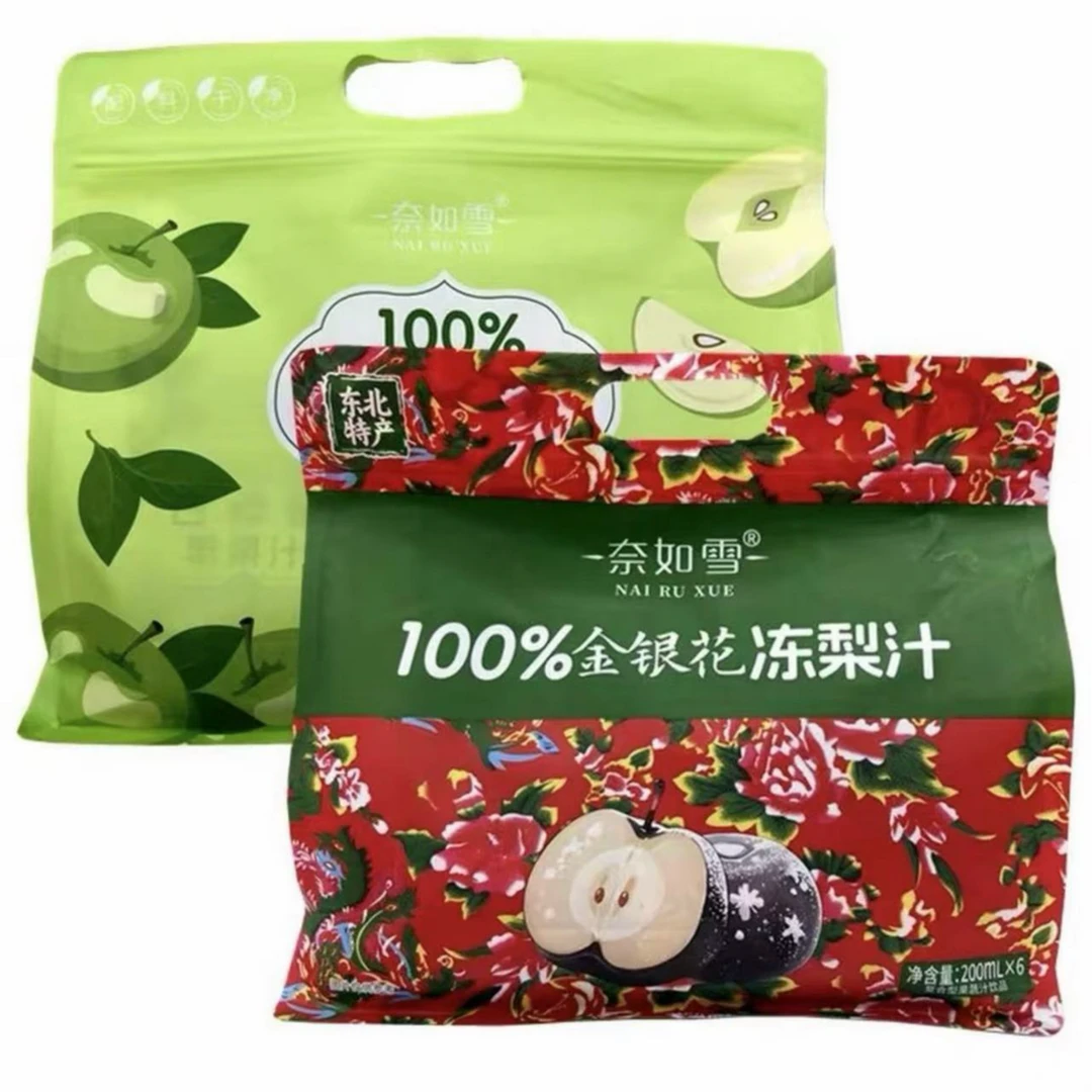 【新疆包邮】奈如雪白桦树汁苹果汁冻梨汁植物饮料果汁独立包装果味