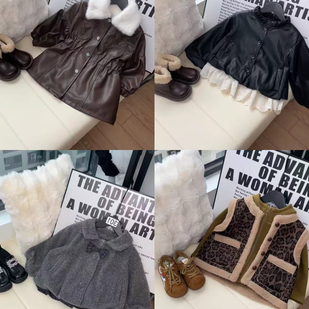 （木瓜丸子）【801-899】女童2025秋冬款儿童洋气韩系休闲连衣裙