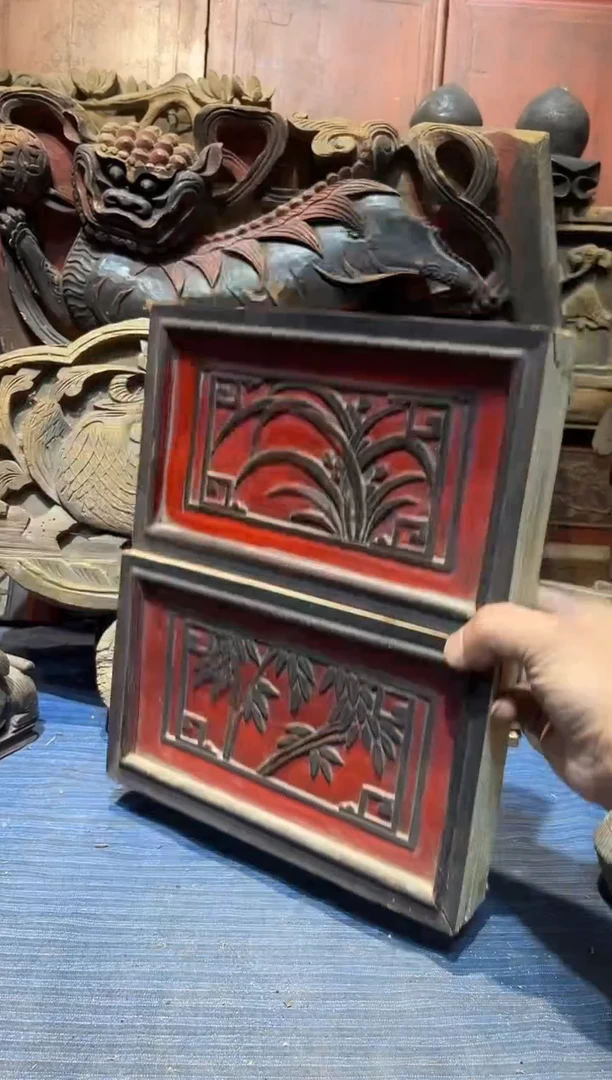 【闪购商品】香樟木老木雕老物件