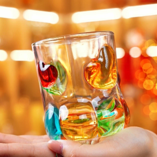 [单只装]可爱手工猫咪玻璃杯风家用创意耐热早餐牛奶茶水杯猫爪杯