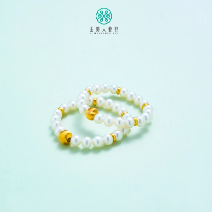 石惑珠宝/珍珠戒指-珍珠戒圈约3mm-多样性发一