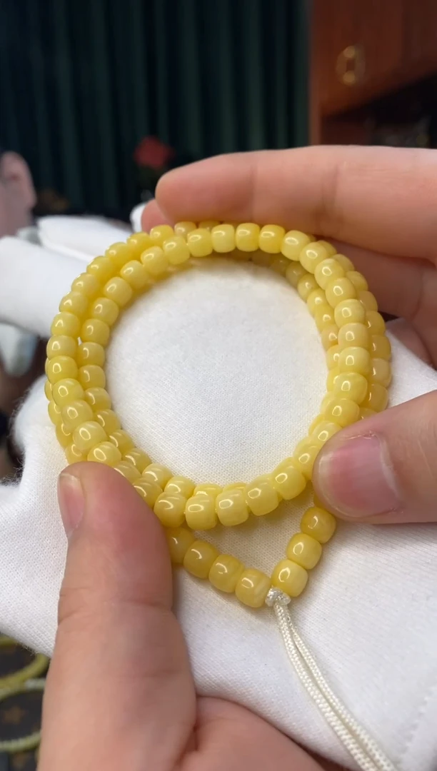 手串蜜蜡未镶嵌6.3mm老型