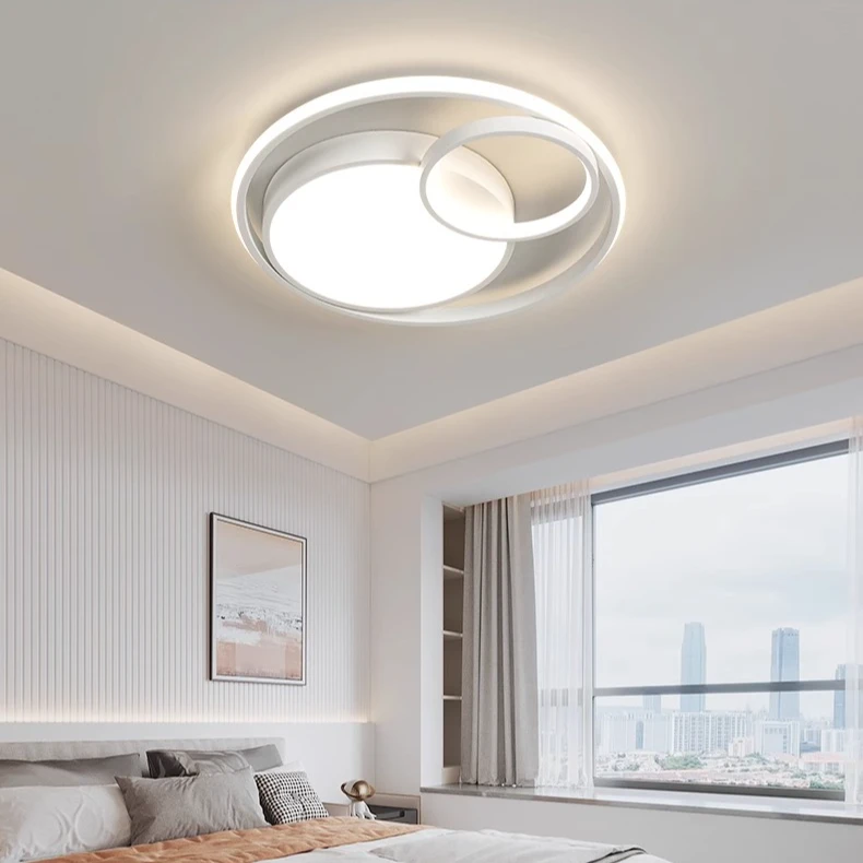 简约大气高亮客厅圆形主卧室吸顶灯书房间显色蓝光女孩餐厅走廊灯