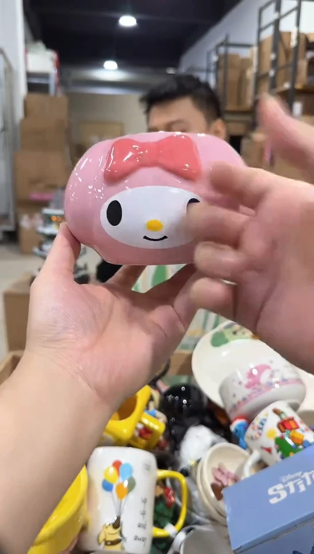 瓷片B款美乐蒂头杯