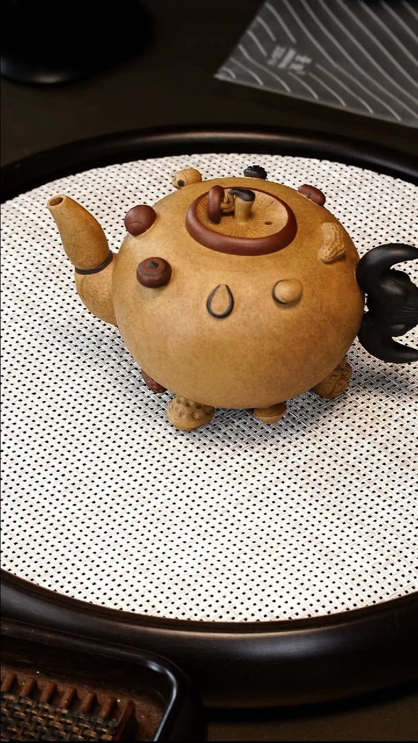 茶壶紫砂【YGL】老段泥百果   600CC