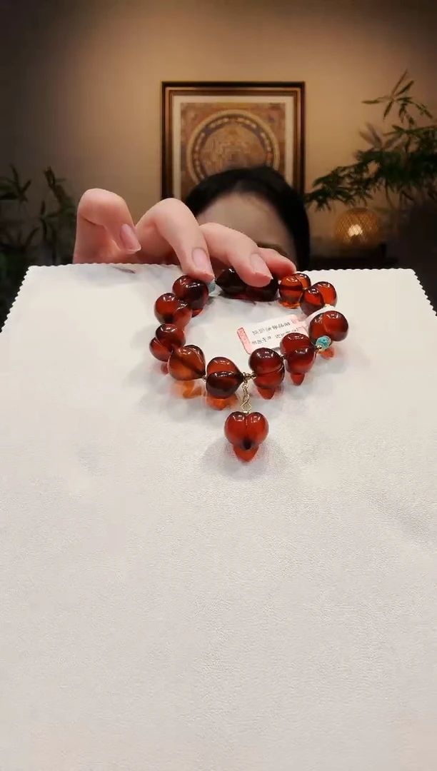 手链血珀未镶嵌手链