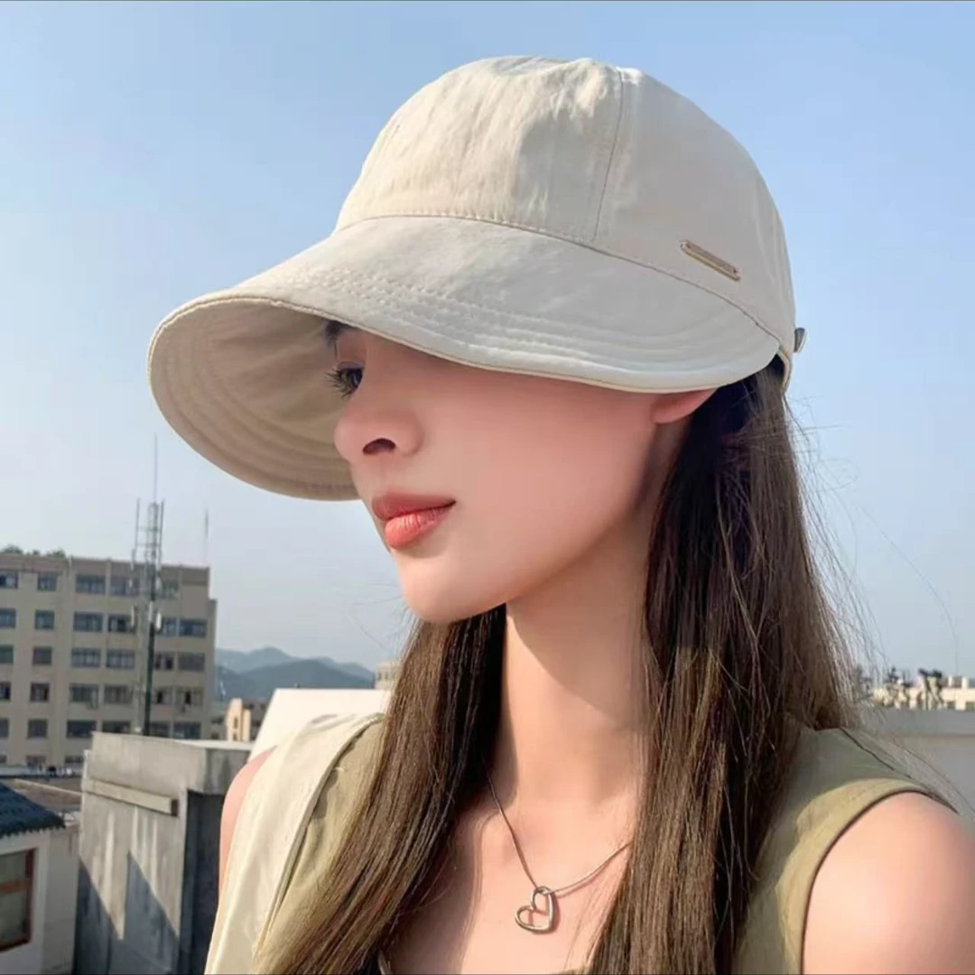 【0528】露思同款防晒太阳帽女2025新款防晒鸭舌渔夫帽